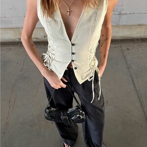 Princess Polly Cream Top